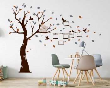 Koala Tree with Picture Frames Nursery Wall Decal Koala Tree with Picture Frames Nursery Wall Decal